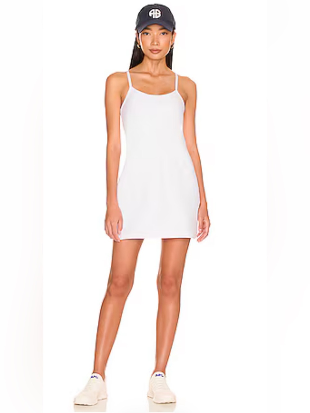 Beyond Yoga Spacedye Essentials Dress in Cloud White, Large, NWT